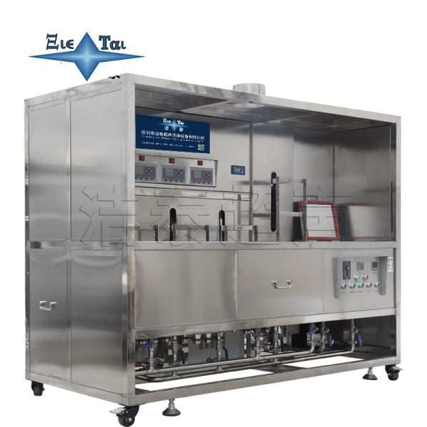 Semiconductor silicon wafer five-slot ultrasonic cleaning machine