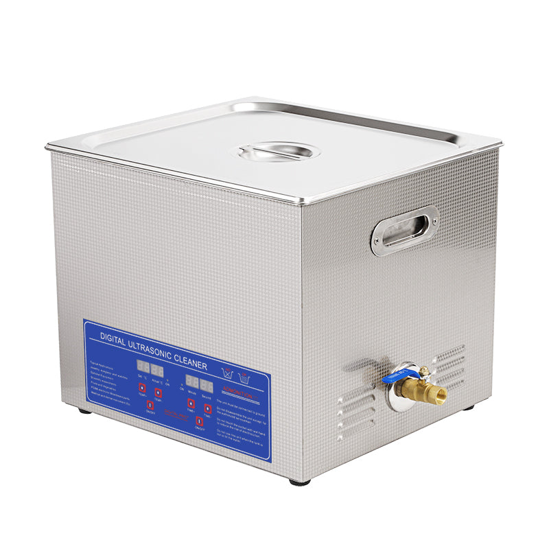 Dual Mode Precision Ultrasonic Cleaner with Heater and Timer 19L 220W