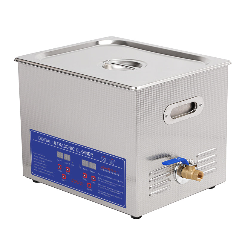 Dual Mode Precision Ultrasonic Cleaner with Heater and Timer 14L