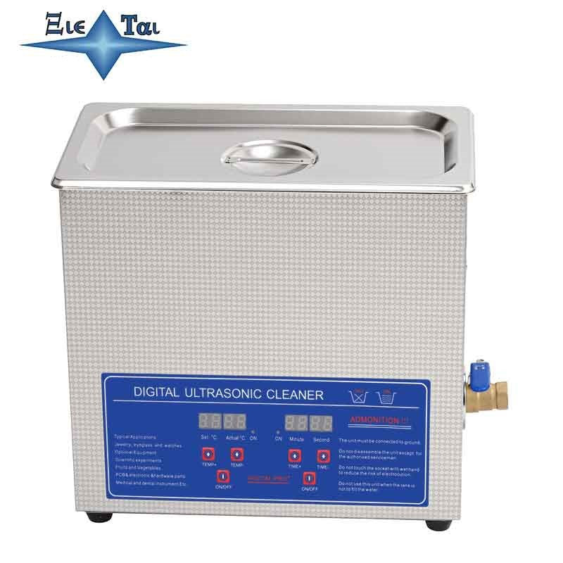 Desktop digital time and temperature adjustable ultrasonic cleaning machine instrument