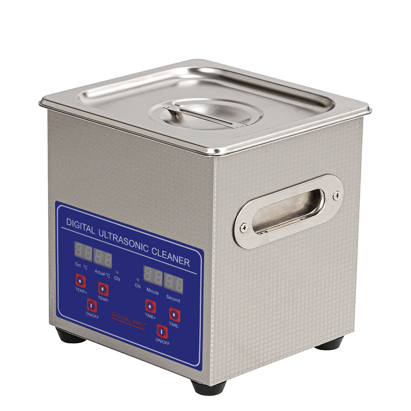 Dual Mode Precision Ultrasonic Cleaner with Heater and Timer 2L