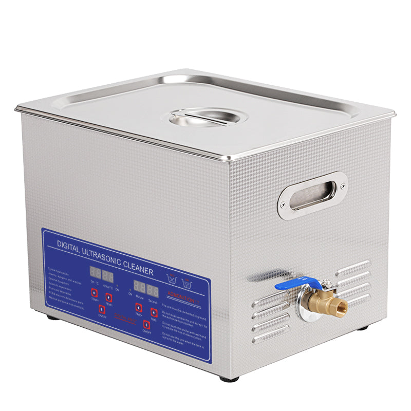 Dual Mode Precision Ultrasonic Cleaner with Heater and Timer 10L