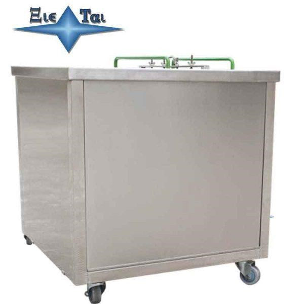 Single tank mold electrolytic ultrasonic cleaning machine