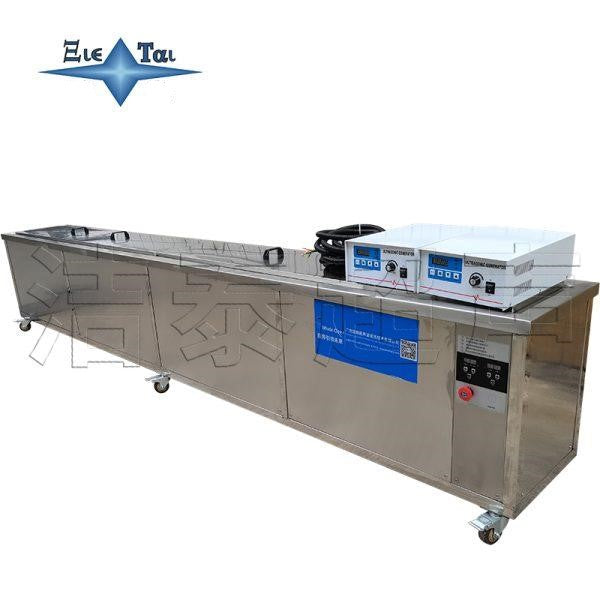 Ultrasonic pipe cleaning machine