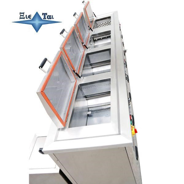 Four tank ultrasonic cleaning machine