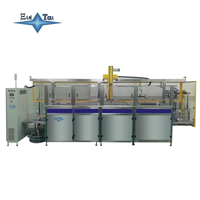 Semi-automatic ultrasonic cleaning machine