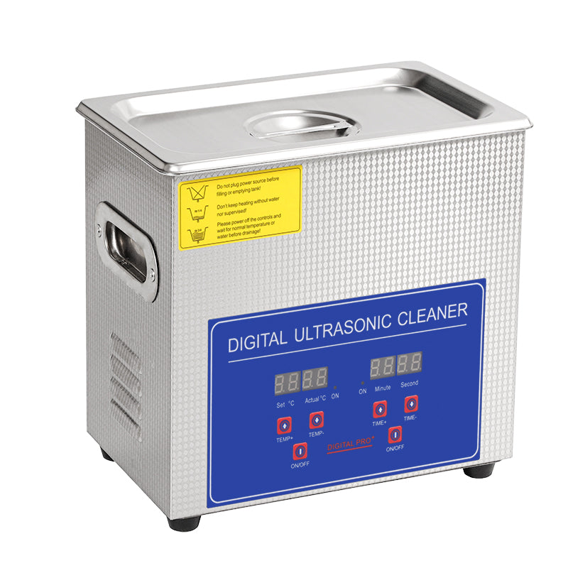 Dual Mode Precision Ultrasonic Cleaner with Heater and Timer 3L