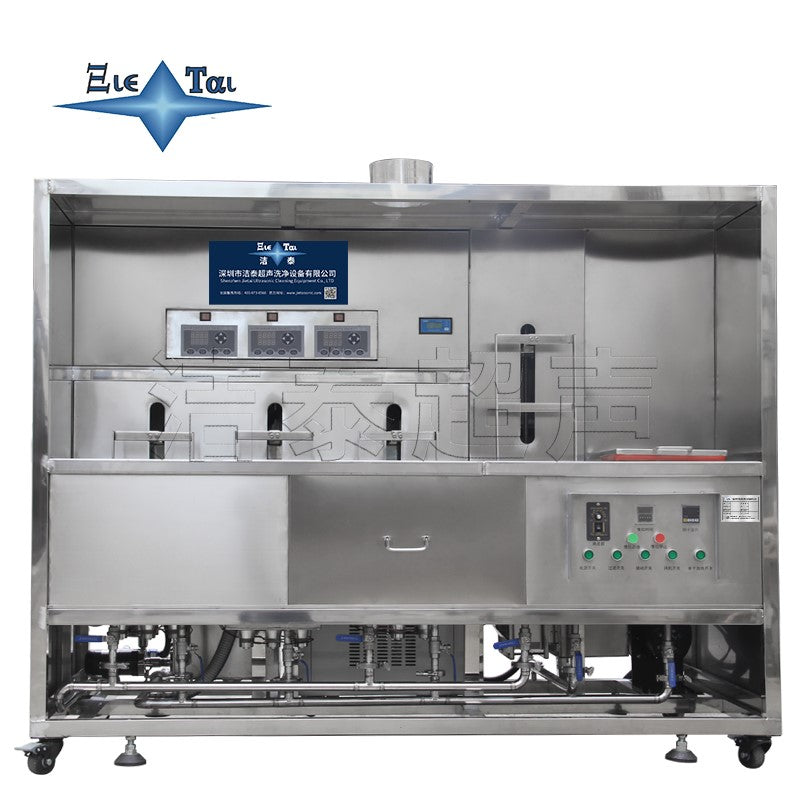 Semiconductor silicon wafer five-slot ultrasonic cleaning machine