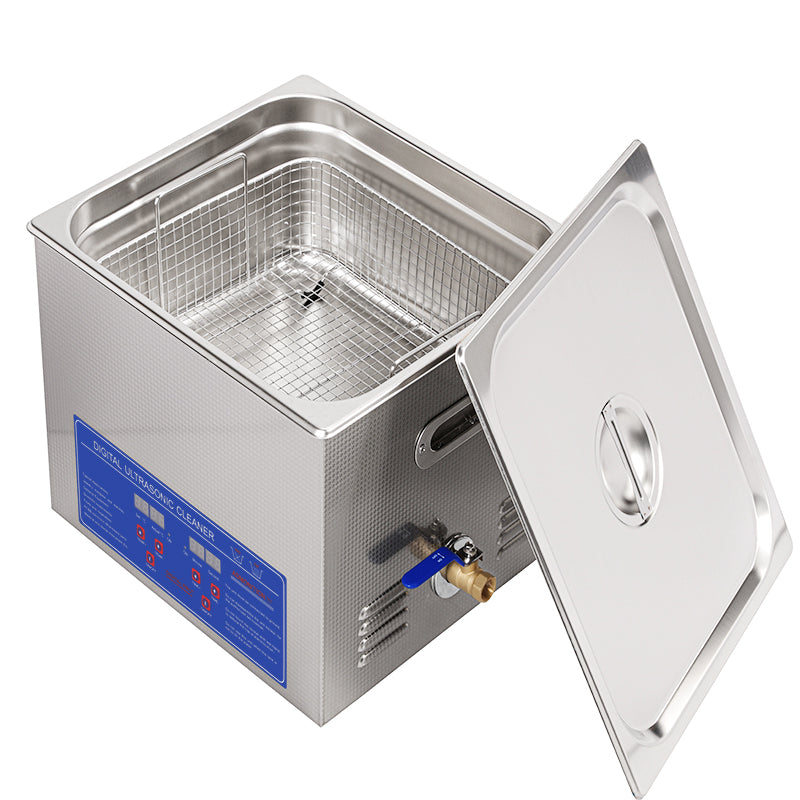 Dual Mode Precision Ultrasonic Cleaner with Heater and Timer 15L