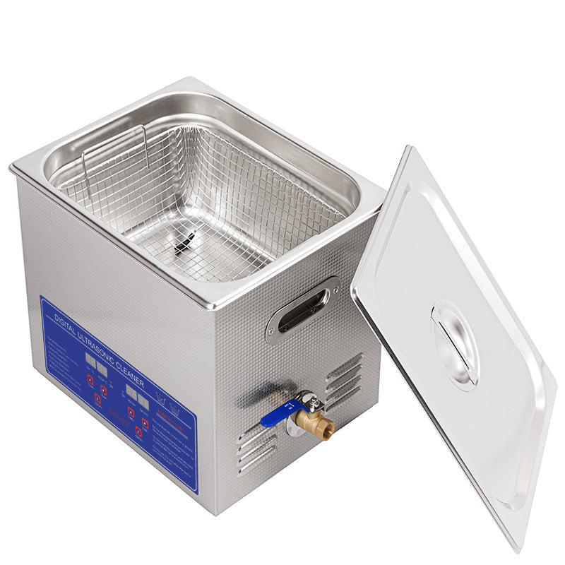 Dual Mode Precision Ultrasonic Cleaner with Heater and Timer 14L