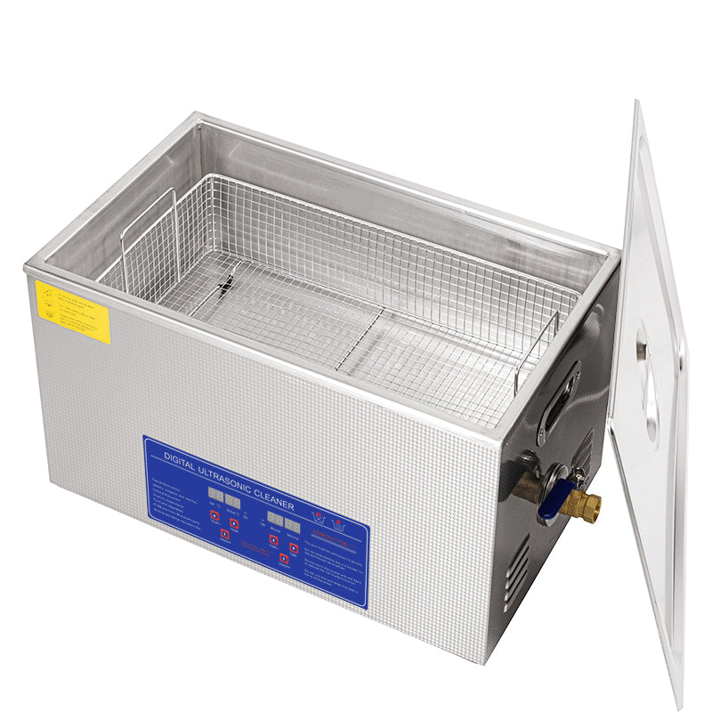 Dual Mode Precision Ultrasonic Cleaner with Heater and Timer 22L - 110W