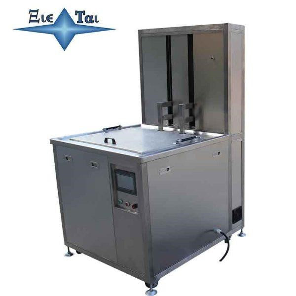 Lifting and throwing ultrasonic cleaning machine