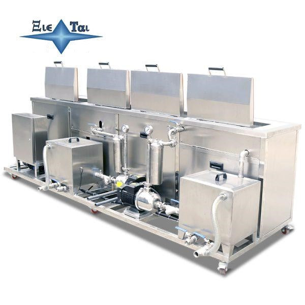 Four tank ultrasonic cleaning machine