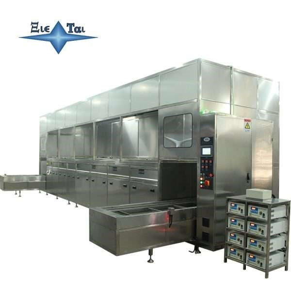 Six-tank fully automatic robot ultrasonic cleaning machine