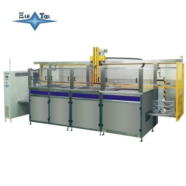 Semi-automatic ultrasonic cleaning machine