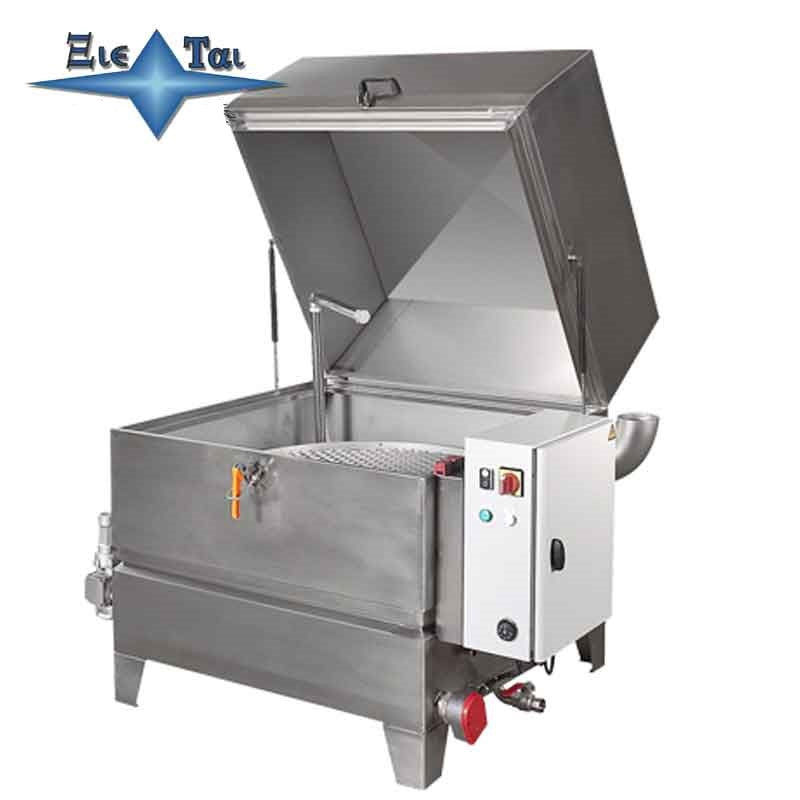 Rotary spray ultrasonic cleaning machine