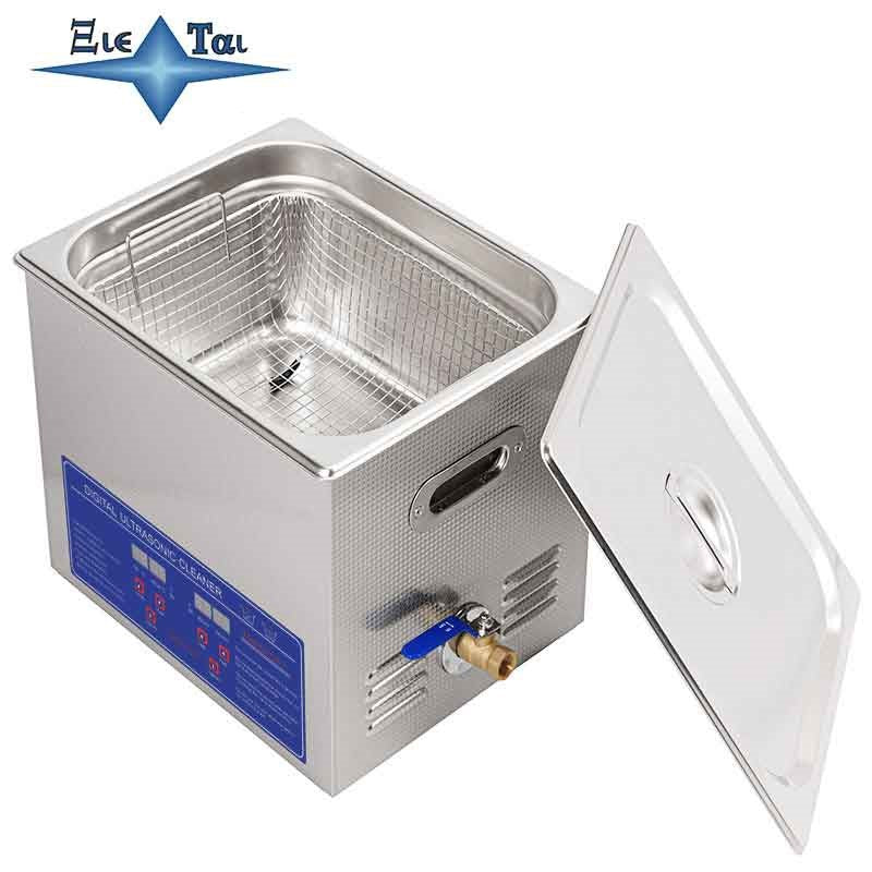 Desktop digital time and temperature adjustable ultrasonic cleaning machine instrument