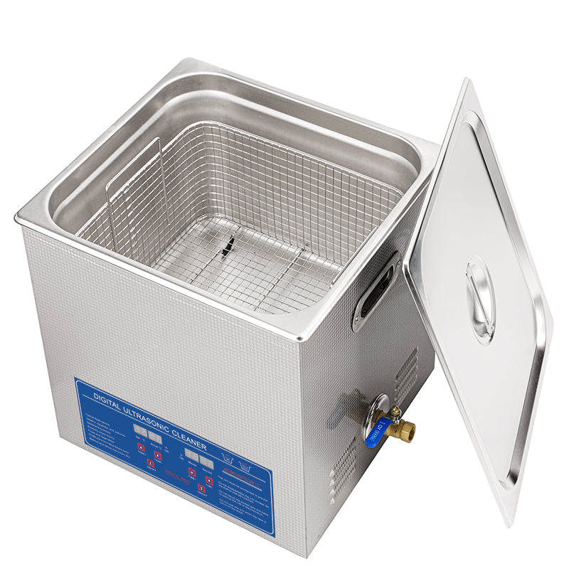 Dual Mode Precision Ultrasonic Cleaner with Heater and Timer 19L 220W