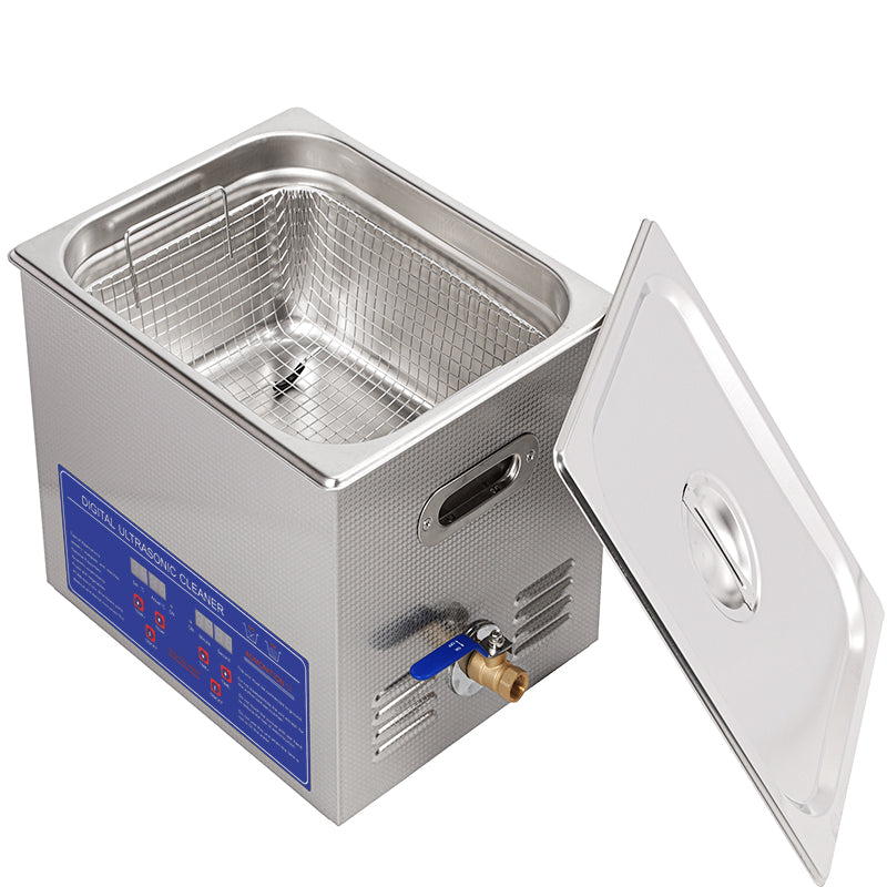 Dual Mode Precision Ultrasonic Cleaner with Heater and Timer 10L