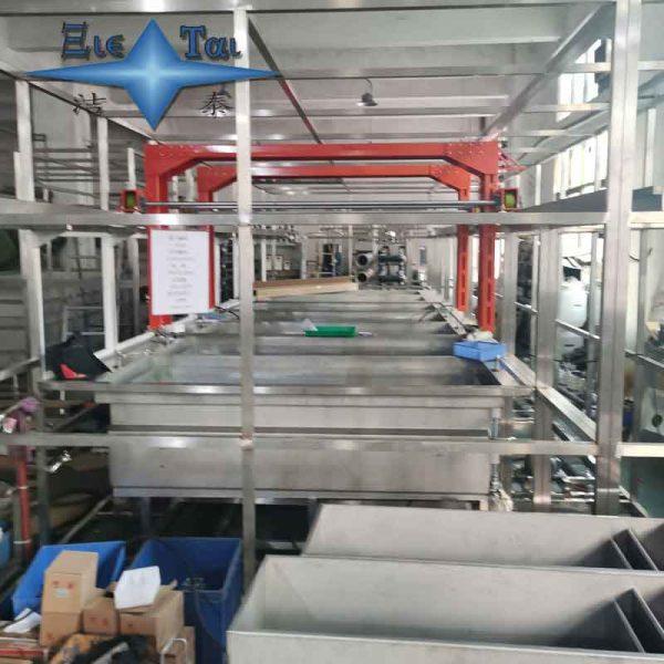 Gantry arm ultrasonic cleaning machine