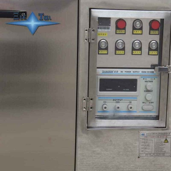 Single tank mold electrolytic ultrasonic cleaning machine