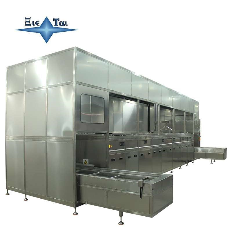 Six-tank fully automatic robot ultrasonic cleaning machine