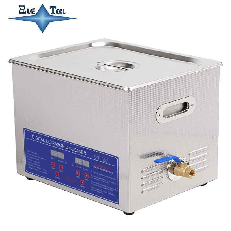 Desktop digital time and temperature adjustable ultrasonic cleaning machine instrument