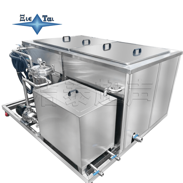 Single tank filter circulation system ultrasonic cleaning equipment for large hardware parts