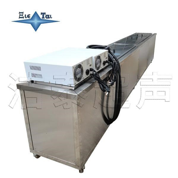 Ultrasonic pipe cleaning machine