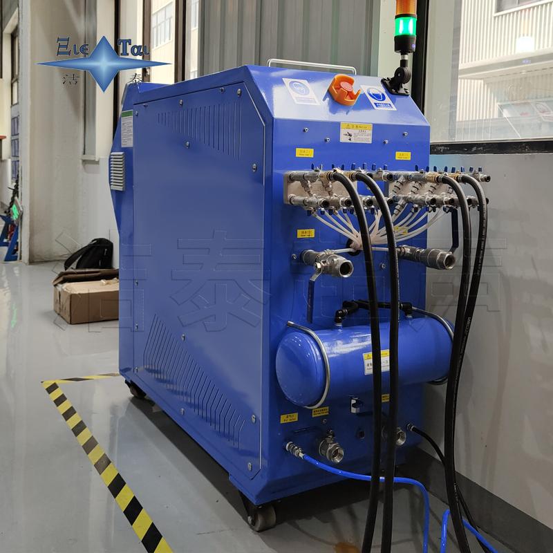 Mold waterway cleaning machine