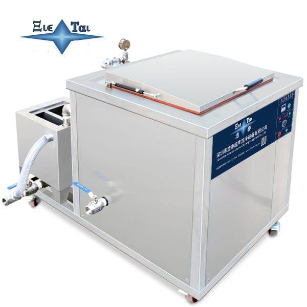 Single tank filter cycle ultrasonic cleaning machine