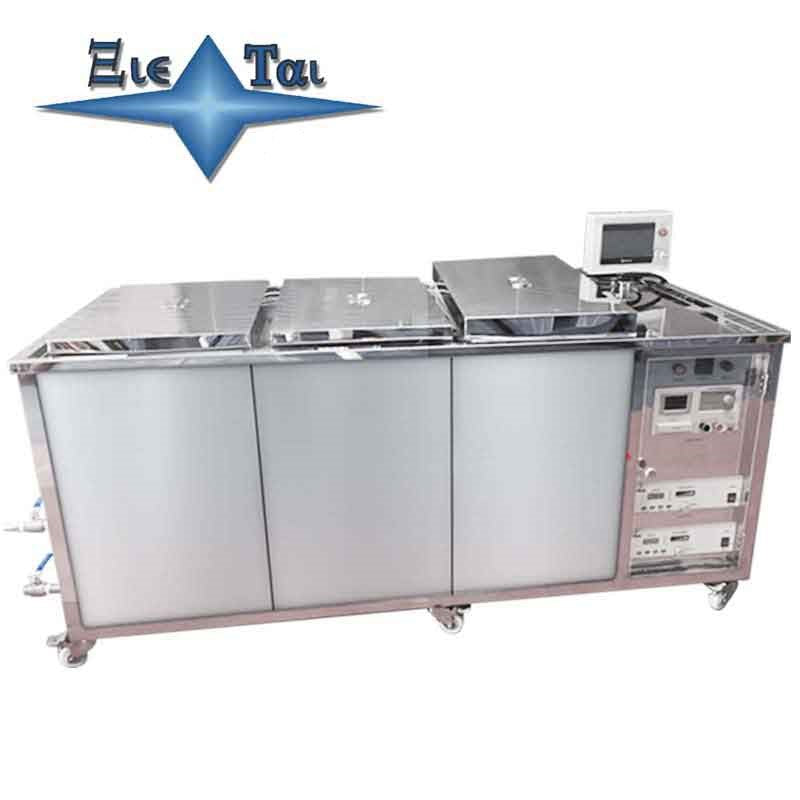 Three-tank mold electrolytic ultrasonic cleaning machine