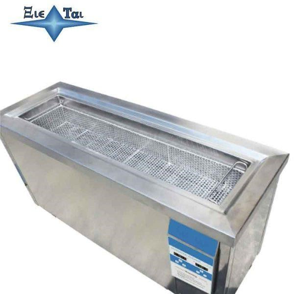 Ultrasonic cleaning machine for firearms and military supplies