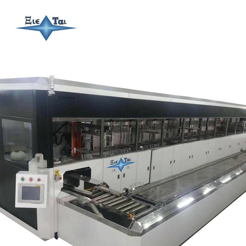 Gantry arm ultrasonic cleaning machine