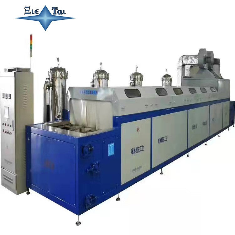 Fully automatic crawler ultrasonic cleaning machine