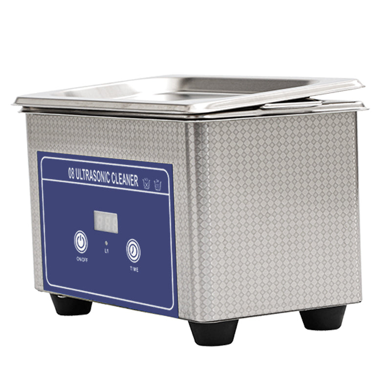 Dual Mode Precision Ultrasonic Cleaner with Heater and Timer 0.8L